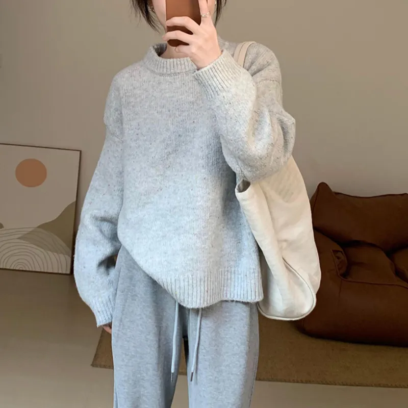 Tonlion Sweater Women's Light Heather Gray-2