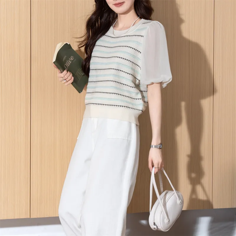 Tonlion Knitwear Women's Green Tone-3