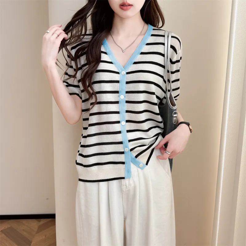 Tonlion Knitwear Women's White Tone-3