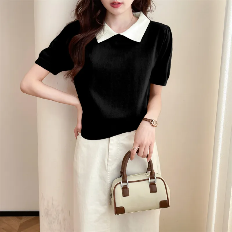 Tonlion Knitwear Women's Black-4
