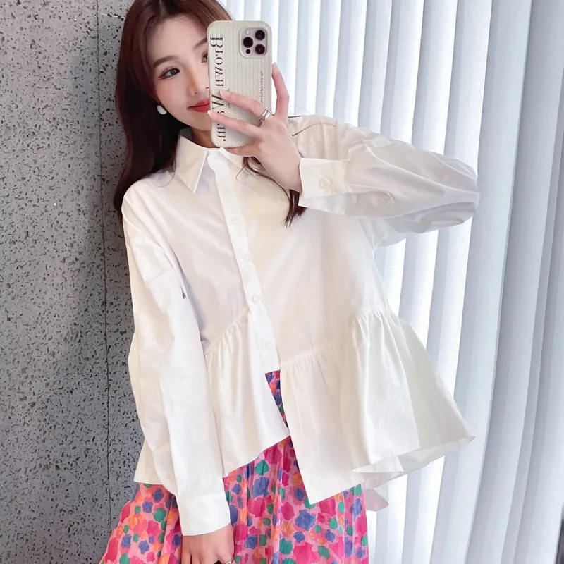 Tonlion Shirt Women's Raw White-1
