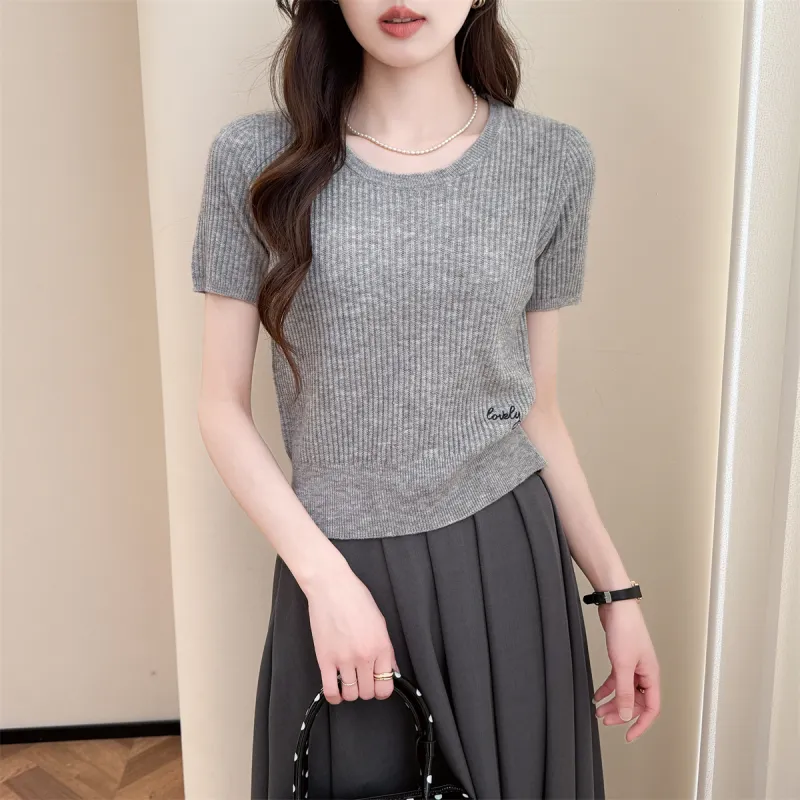 Tonlion Knitwear Women's Light Heather Gray-3