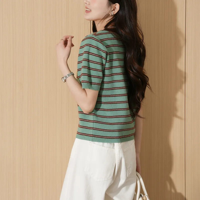 Tonlion Knitwear Women's Green Tone-1