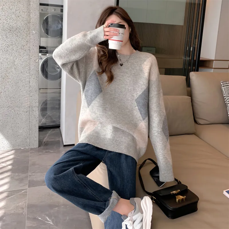 Tonlion Sweater Women's Light Heather Gray-2