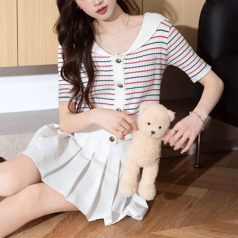 Tonlion Knitwear Women's White Tone-2