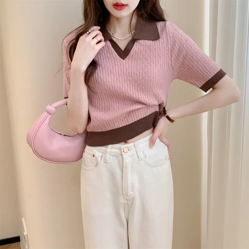 Tonlion Knitwear Women's Pink-5