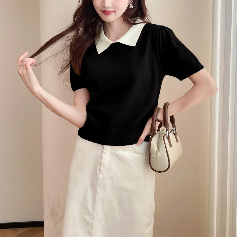 Tonlion Knitwear Women's Black-5