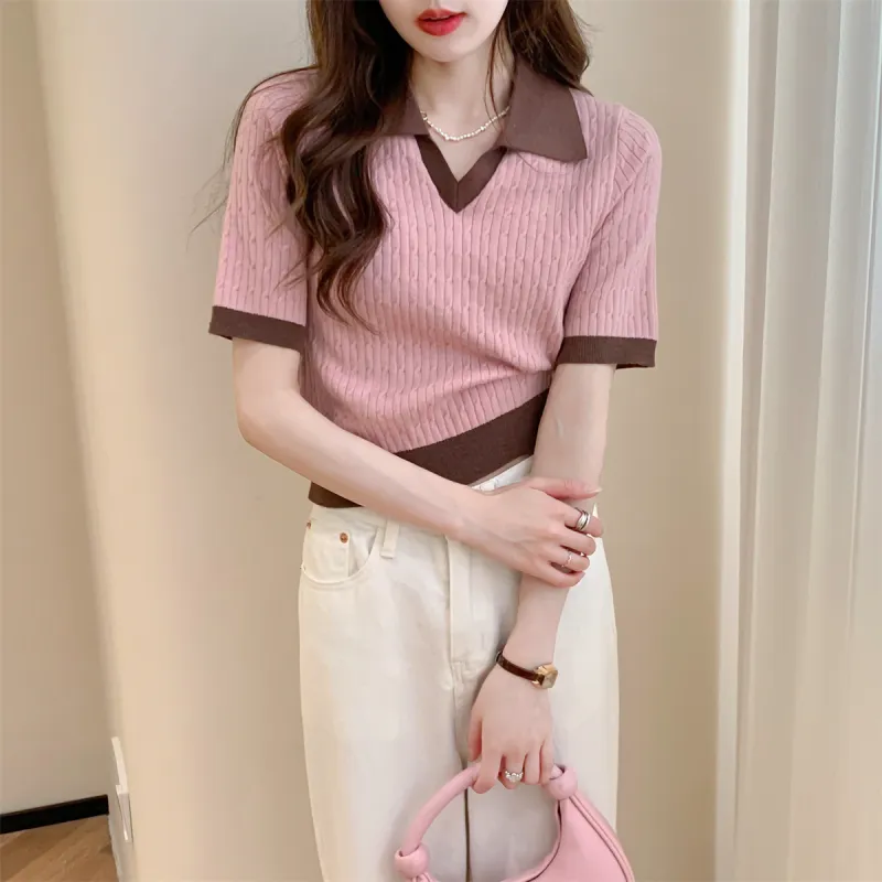 Tonlion Knitwear Women's Pink-3
