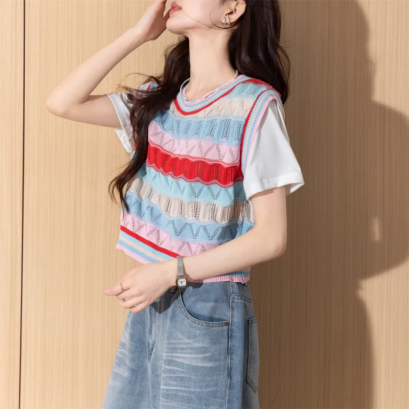 Tonlion Knitwear Women's Red Tone-5
