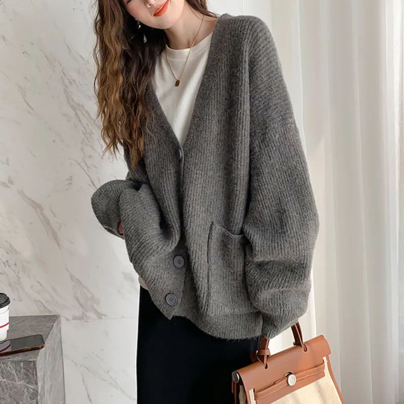 Tonlion Sweater Women's Heather Gray-1