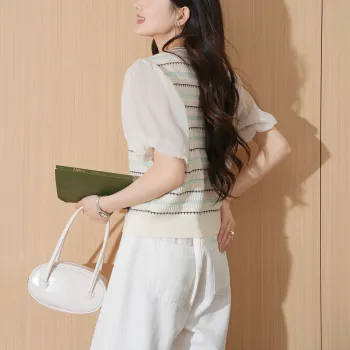 Tonlion Knitwear Women's Green Tone