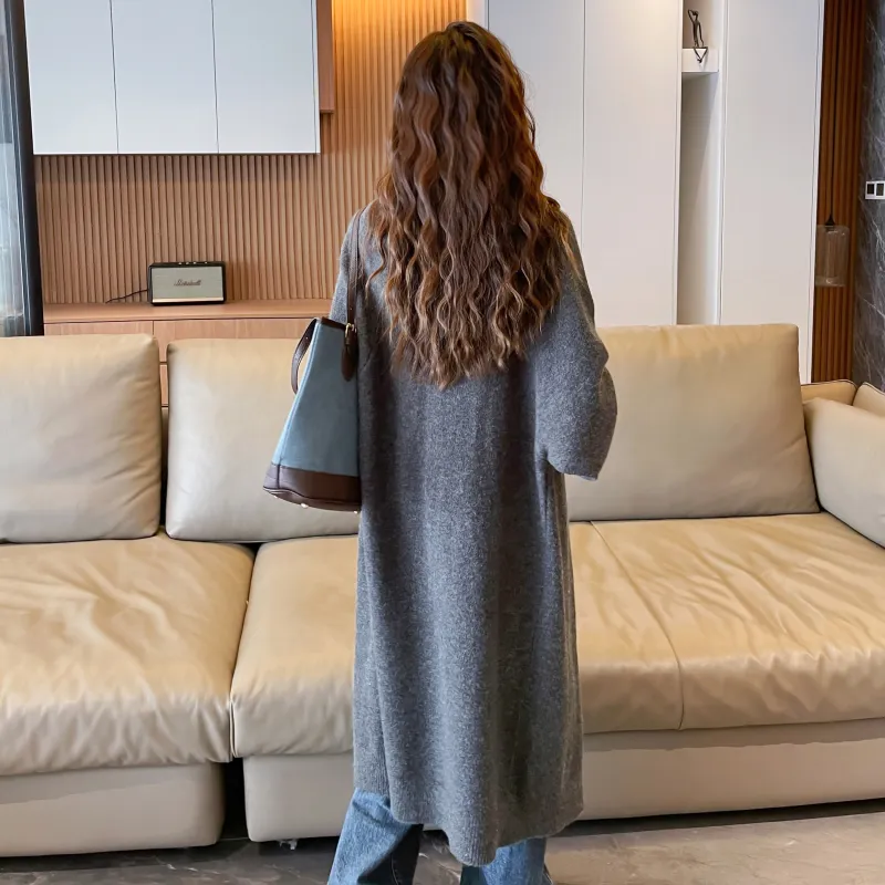 Tonlion Coat Women's Medium Heather Gray-4