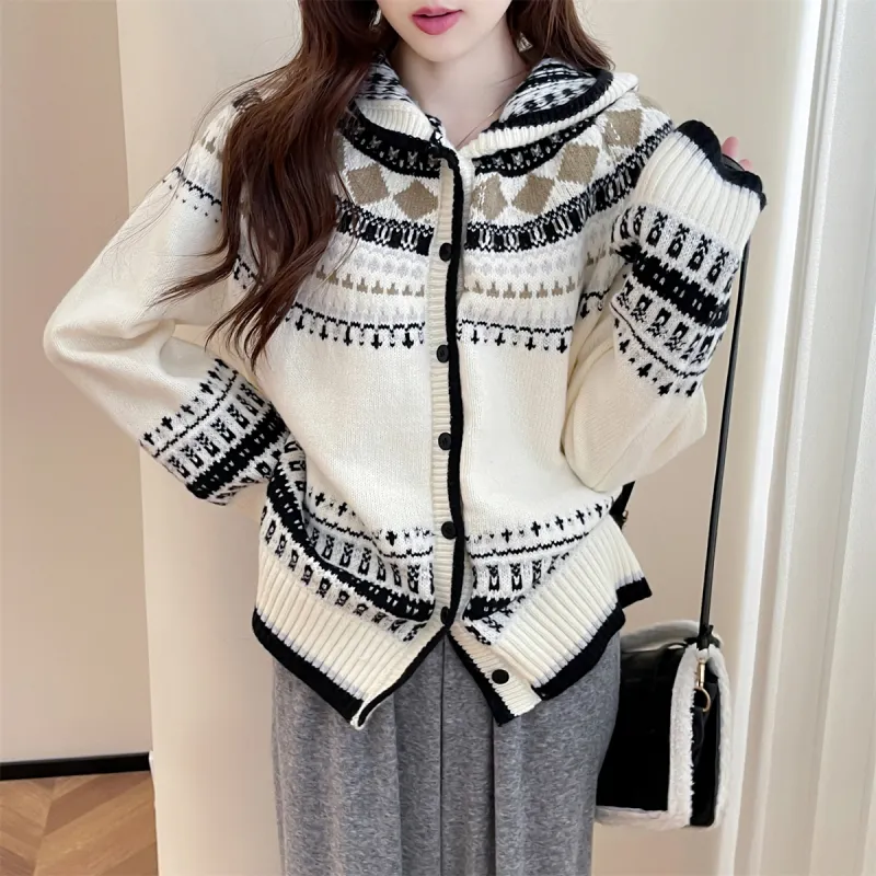Tonlion Knitwear Women's White Tone-1