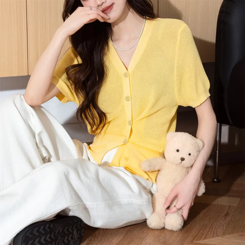 Tonlion Knitwear Women's Custard-2
