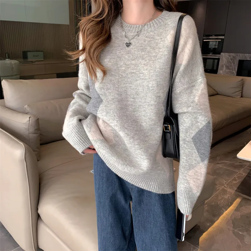 Tonlion Sweater Women's Light Heather Gray-1