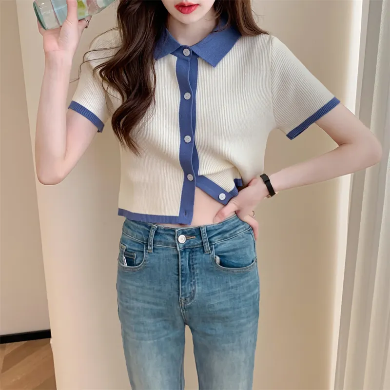 Tonlion Knitwear Women's White Tone-5