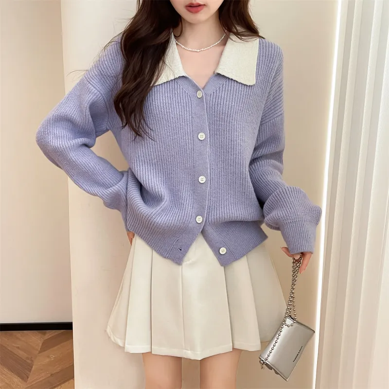 Tonlion Knitwear Women's Lavender-1