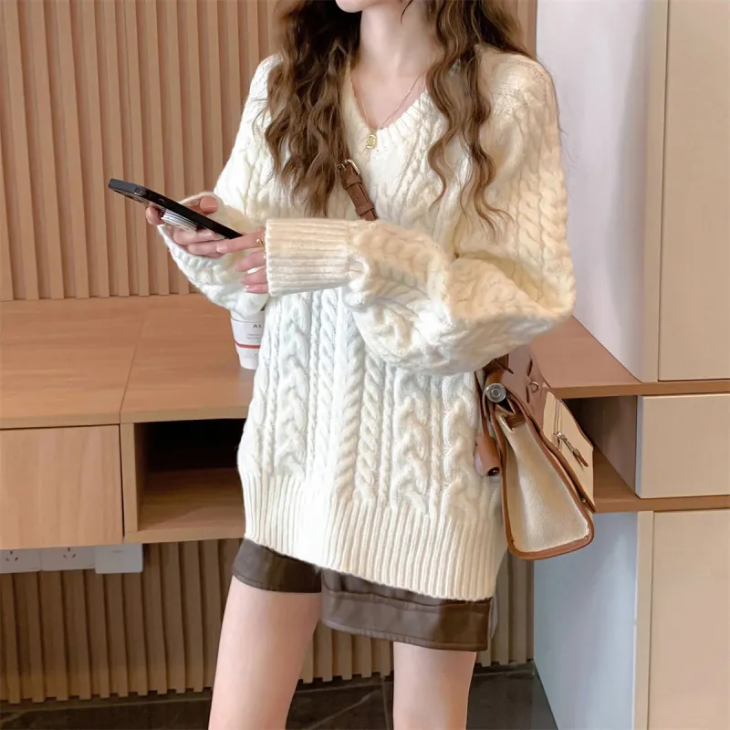 Tonlion Sweaters Women's Ecru-1