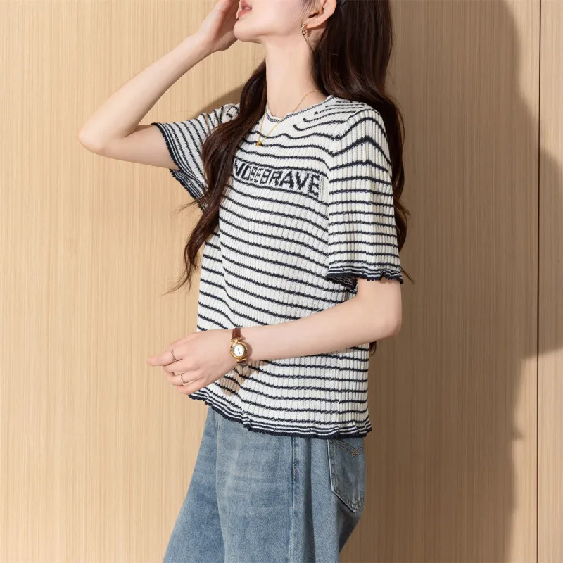 Tonlion Knitwear Women's White Tone-5