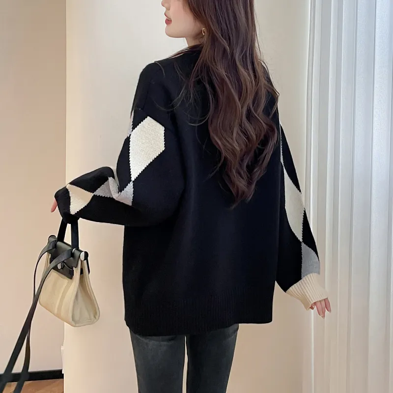 Tonlion Sweaters Women's Black-6