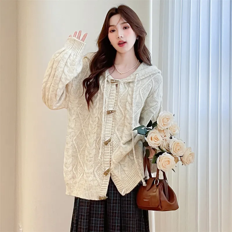 Tonlion Knitwear Women's Beige Apricot-3