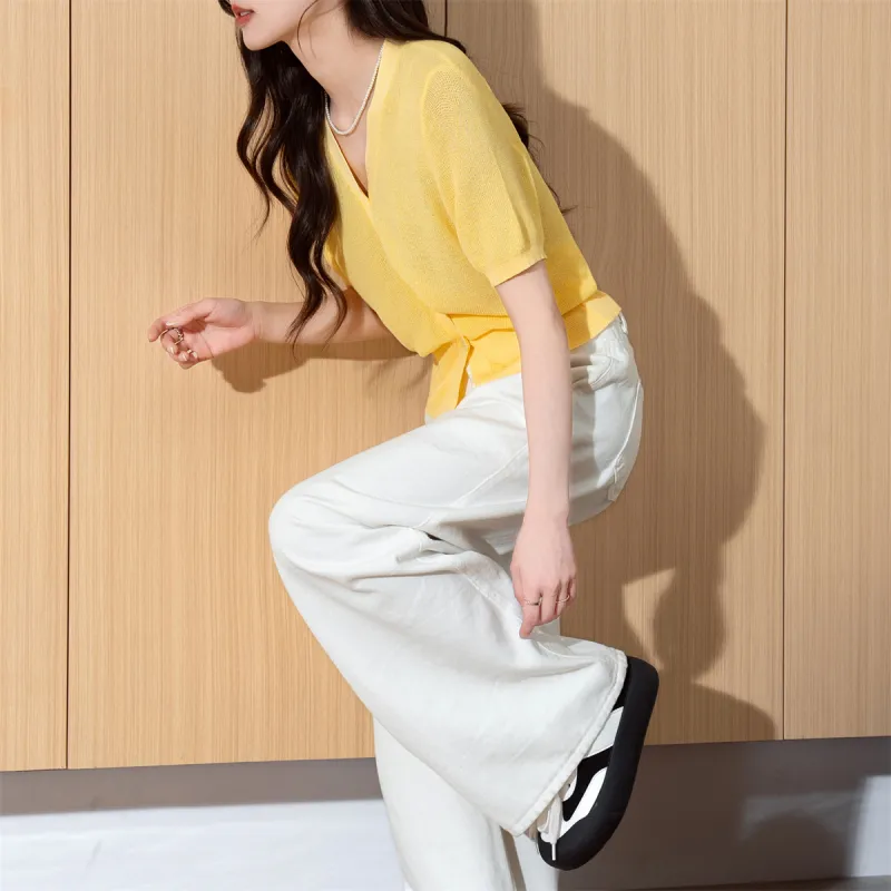 Tonlion Knitwear Women's Custard-5