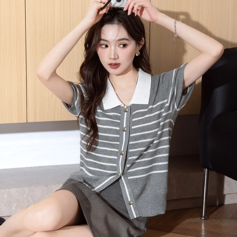 Tonlion Knitwear Women's Gray Tone-2
