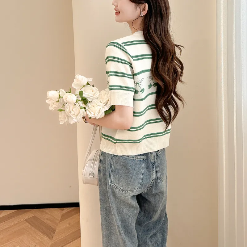 Tonlion Knitwear Women's Green Tone-1