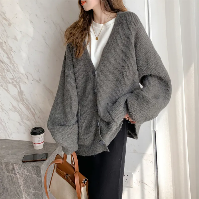 Tonlion Sweater Women's Heather Gray-6