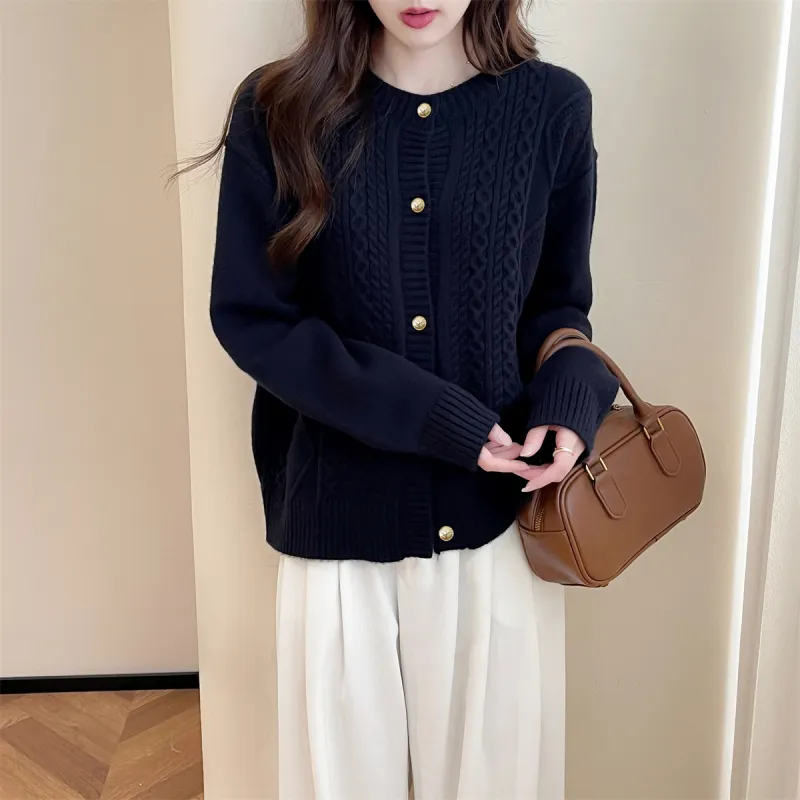 Tonlion Knitwear Women's Navy Blue-3