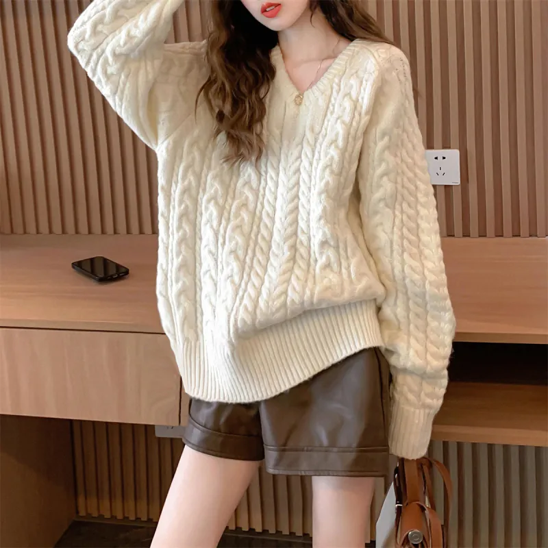 Tonlion Sweaters Women's Ecru-3