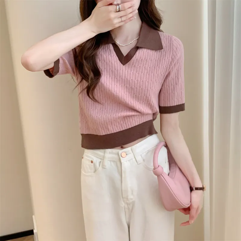 Tonlion Knitwear Women's Pink-4