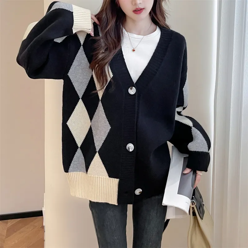 Tonlion Sweaters Women's Black-3