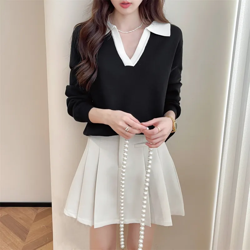 Tonlion Knitwear Women's Black-1