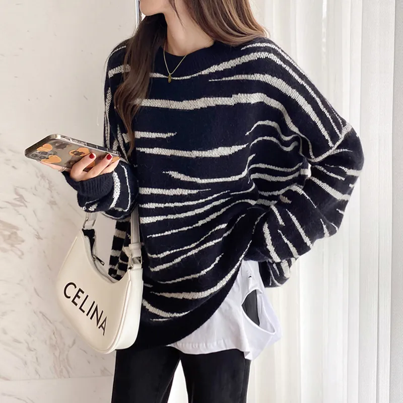 Tonlion Sweater Women's Blackish-1