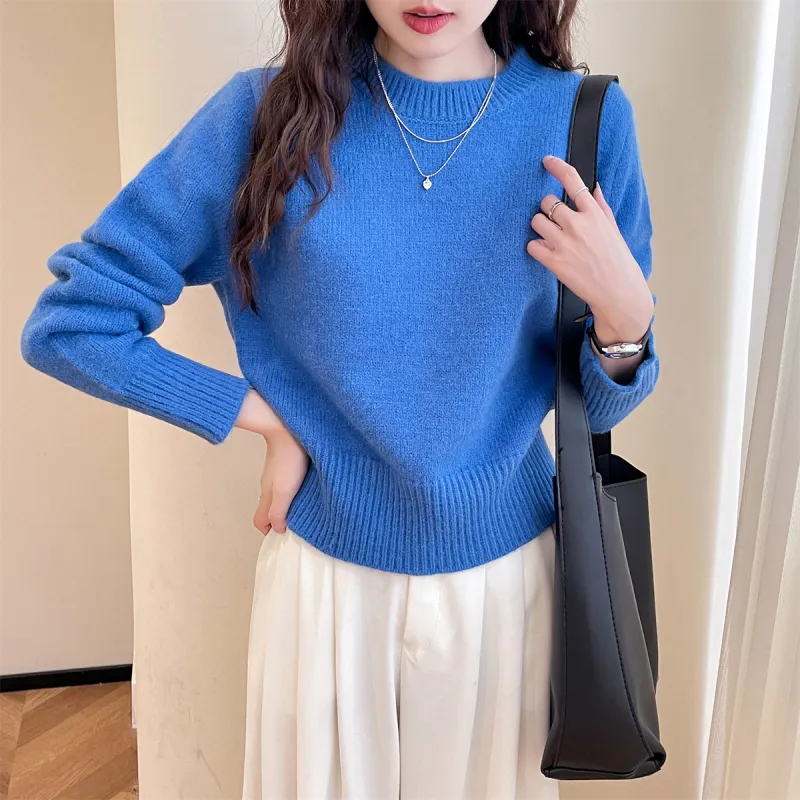 Tonlion Sweater Women's Vintage Blue-1
