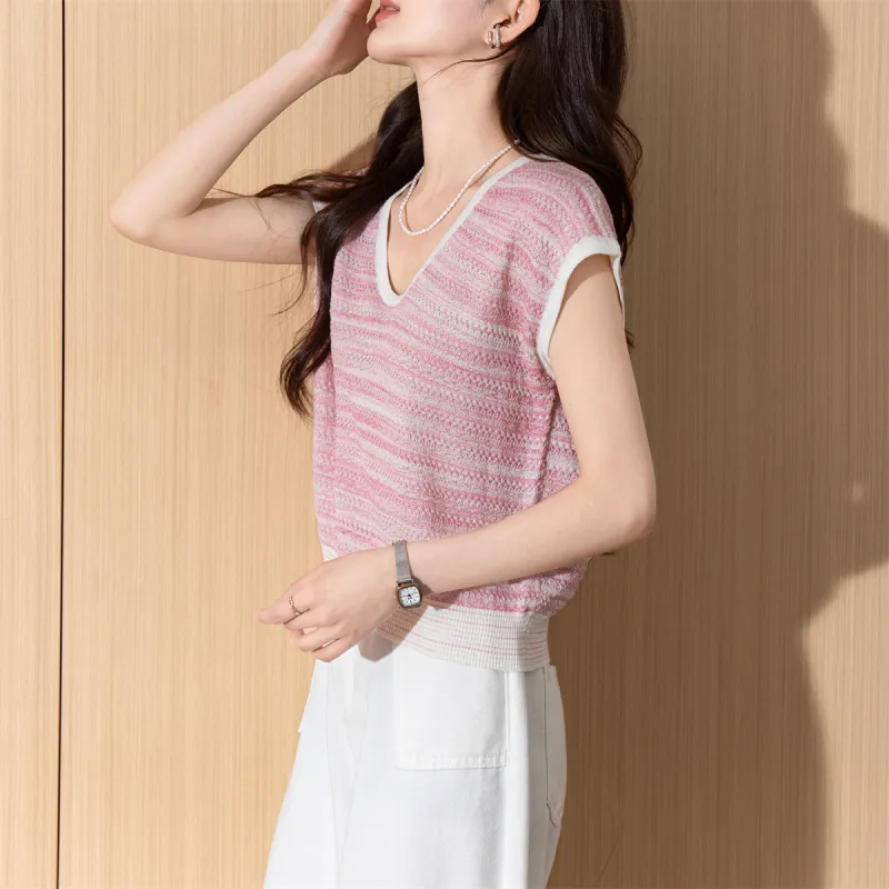 Tonlion Knitwear Women's Pink-4