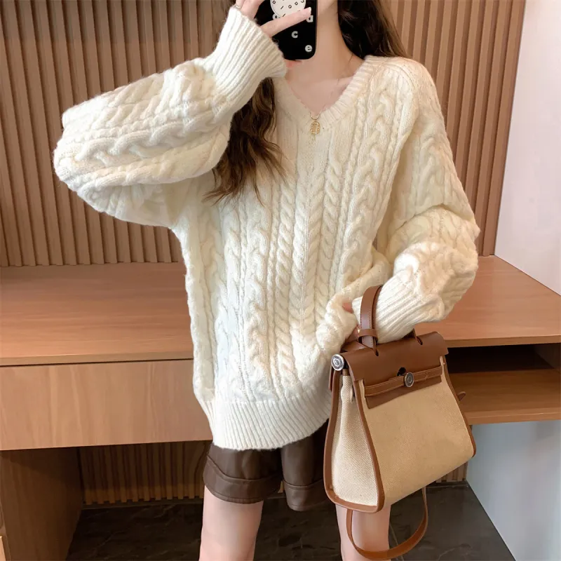 Tonlion Sweaters Women's Ecru-2