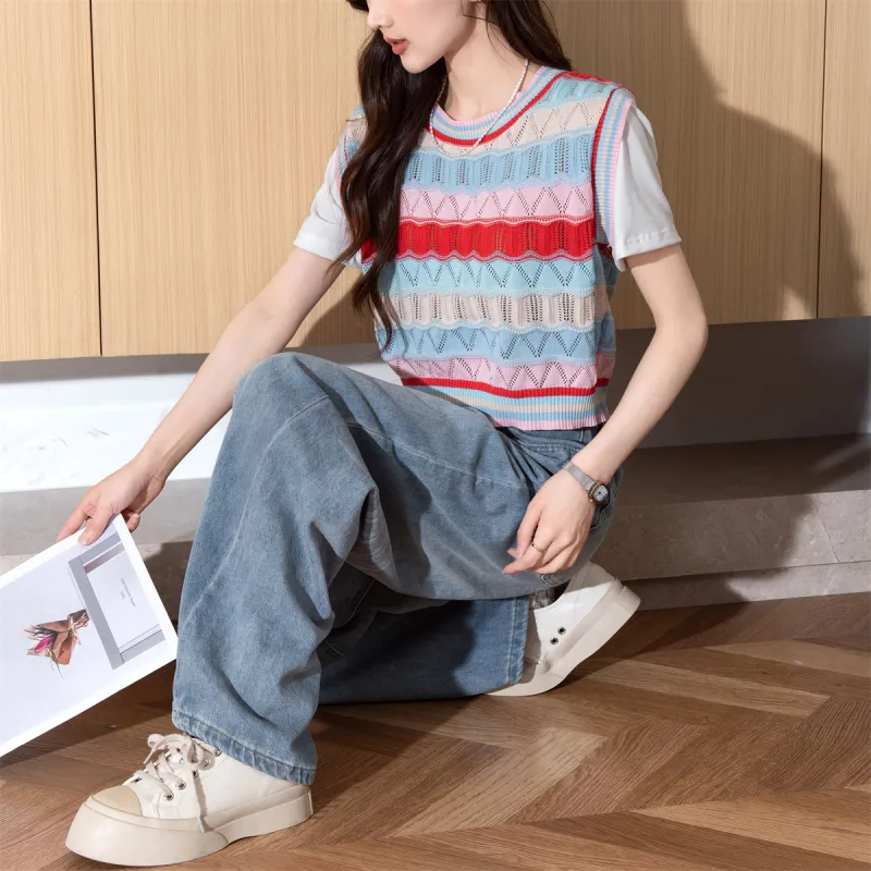 Tonlion Knitwear Women's Red Tone-3