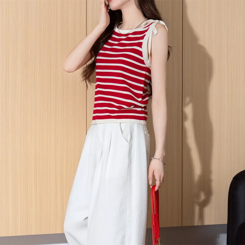 Tonlion Knitwear Women's Red Tone-6