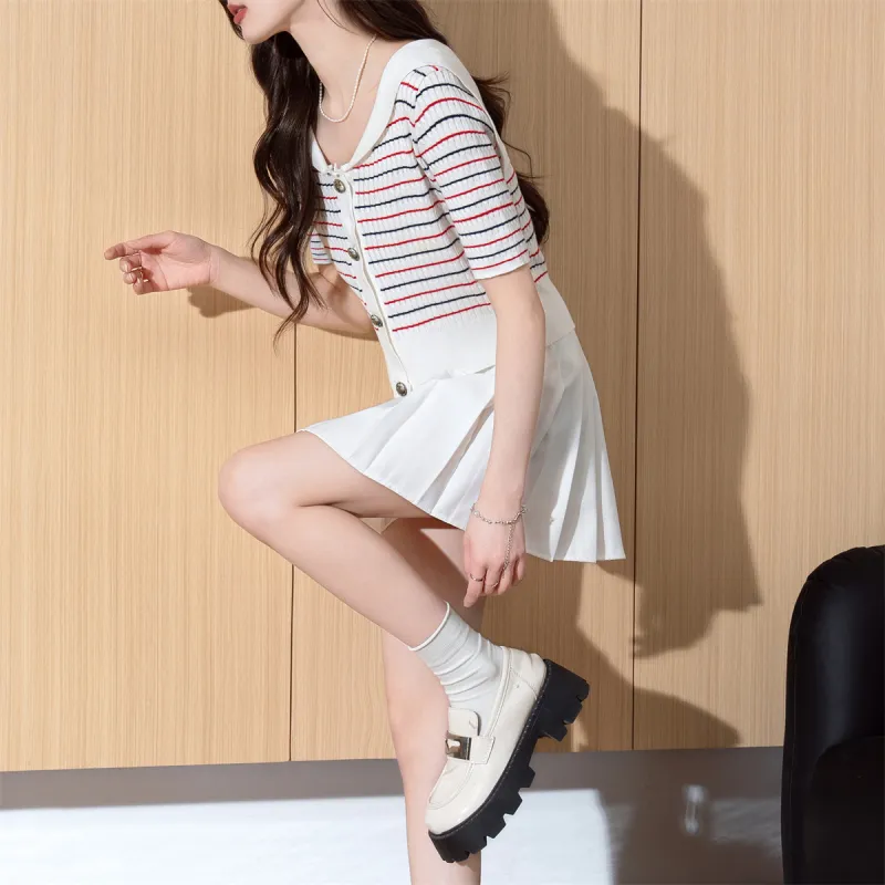 Tonlion Knitwear Women's White Tone-3