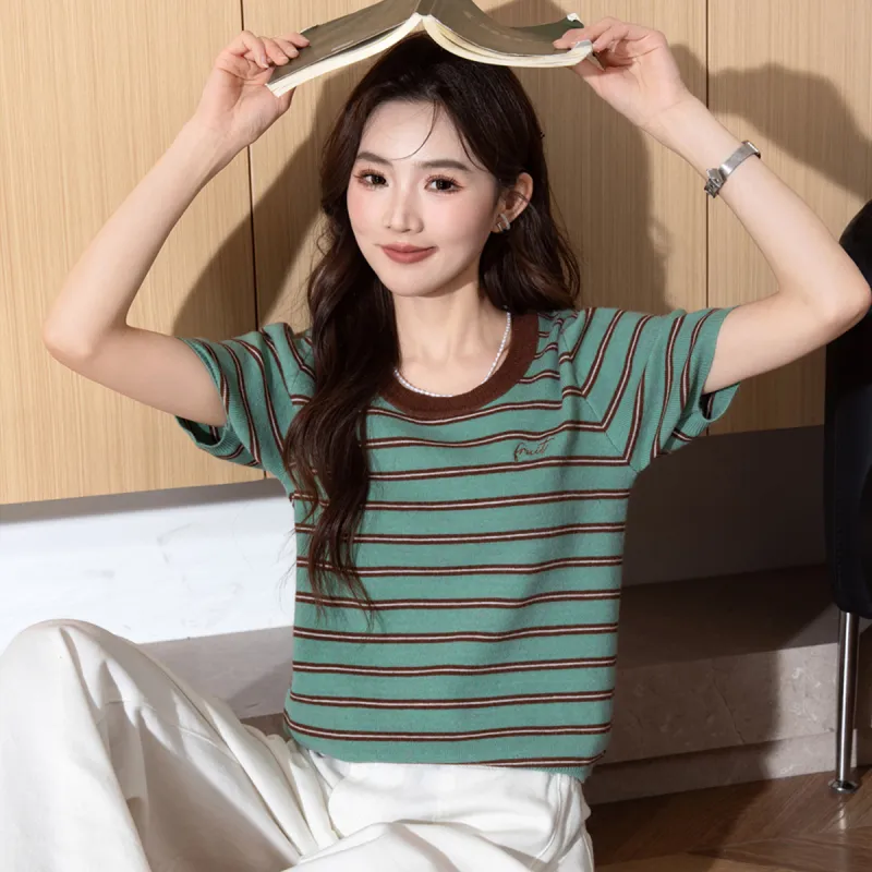 Tonlion Knitwear Women's Green Tone-3