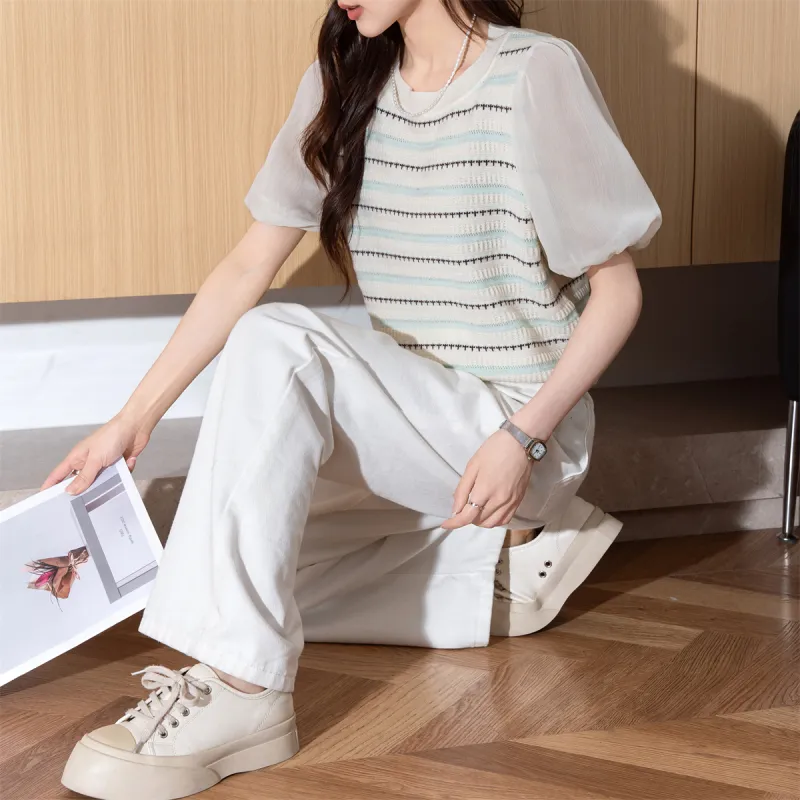 Tonlion Knitwear Women's Green Tone-5