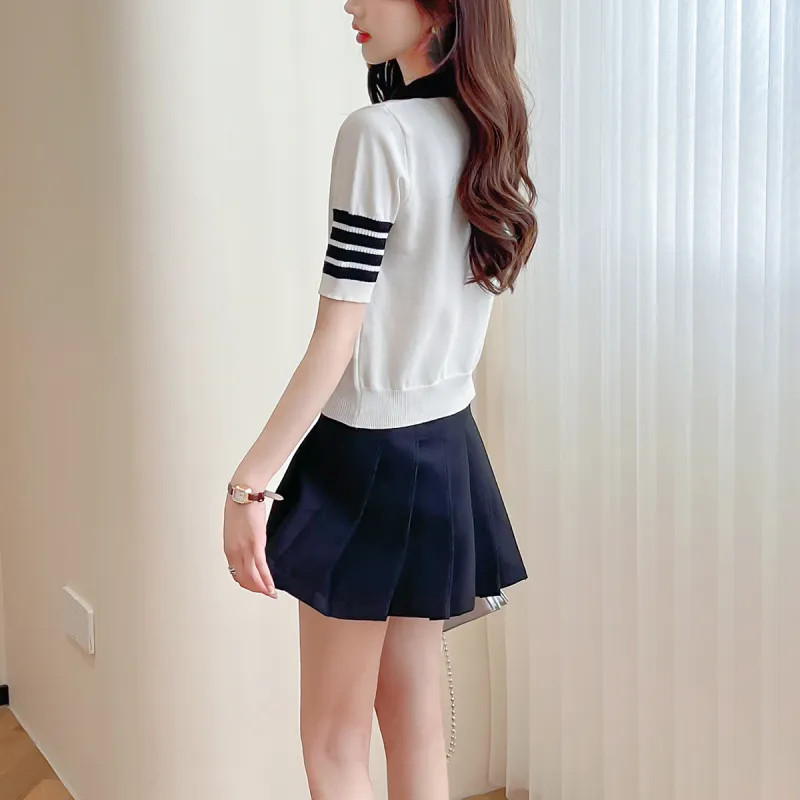 Tonlion Knitwear Women's White Tone-1