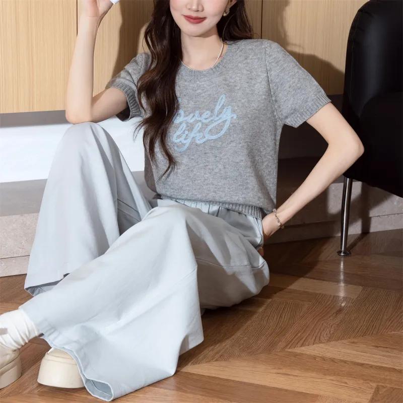Tonlion Knitwear Women's Light Heather Gray-2