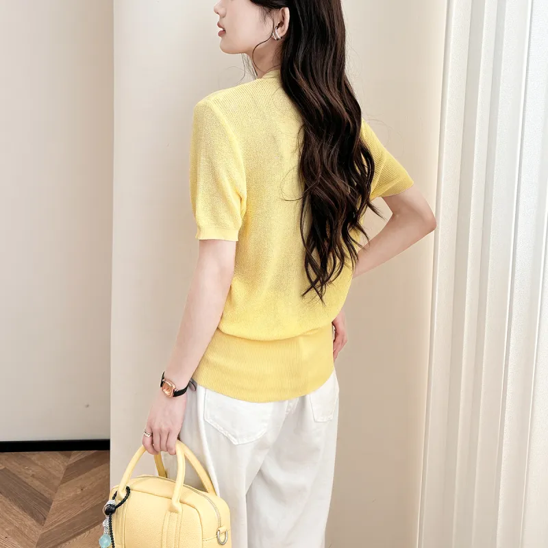 Tonlion Knitwear Women's Custard-1