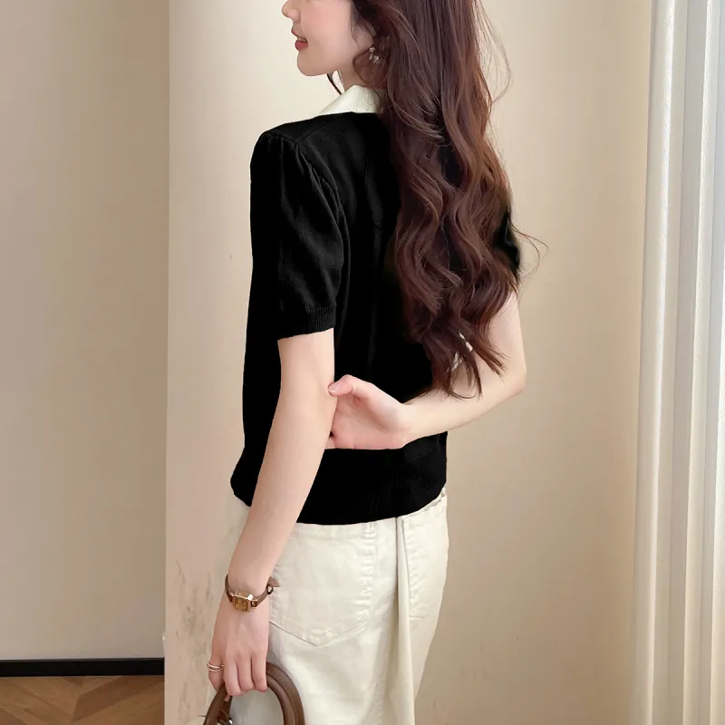 Tonlion Knitwear Women's Black-1