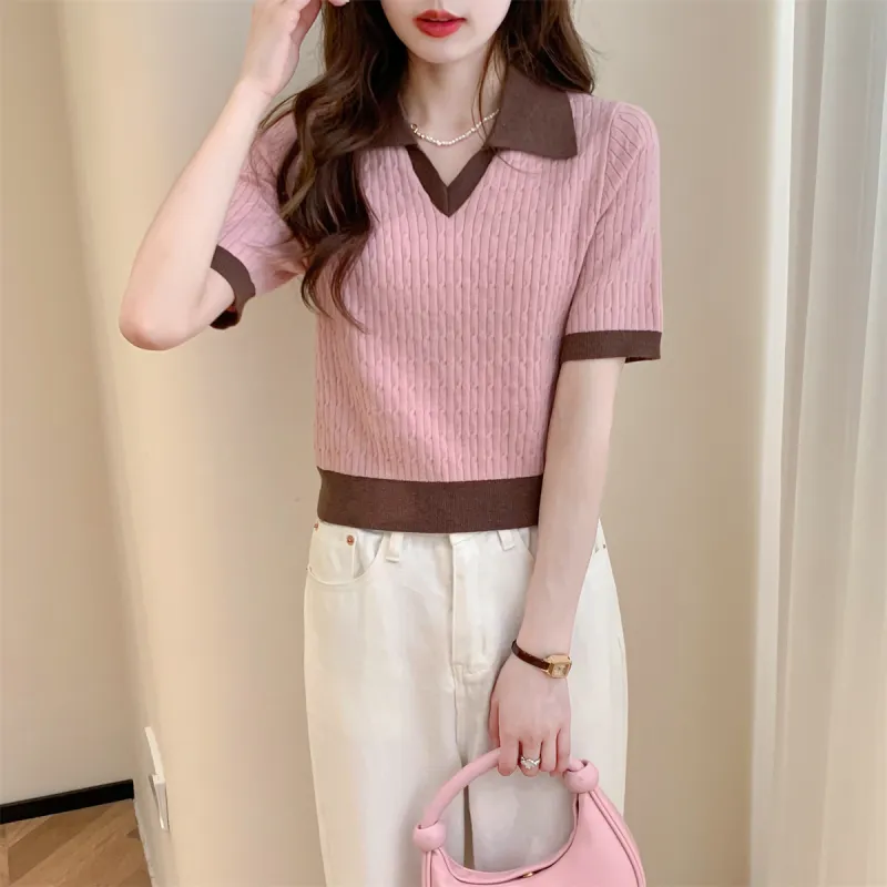 Tonlion Knitwear Women's Pink-6