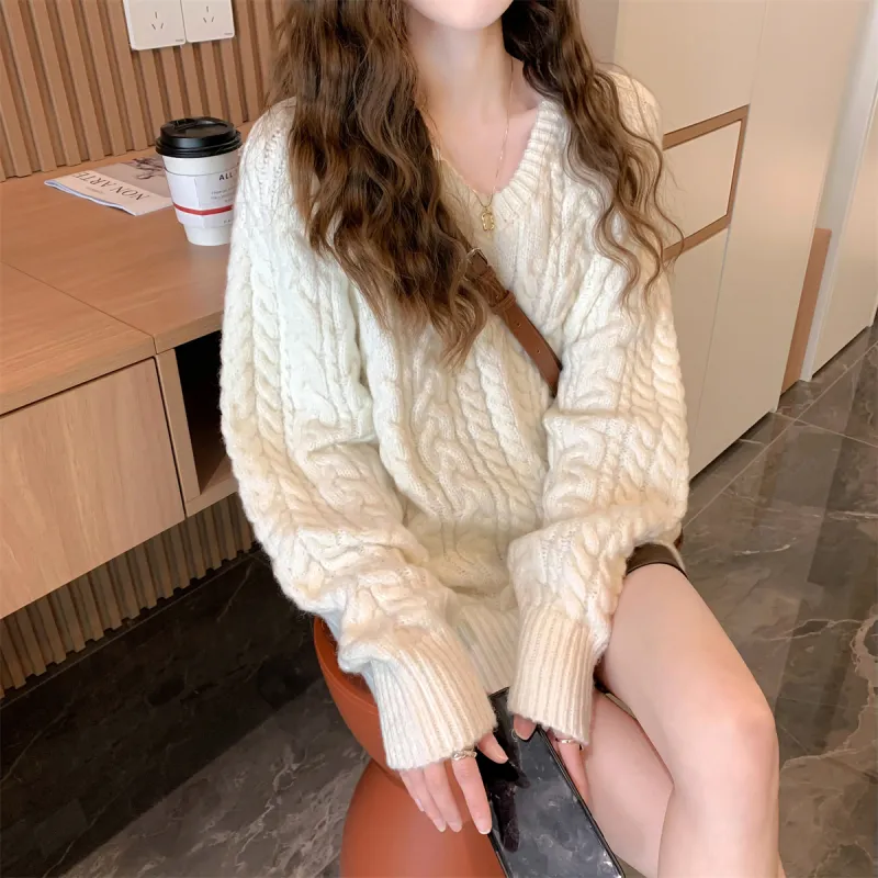 Tonlion Sweaters Women's Ecru-5