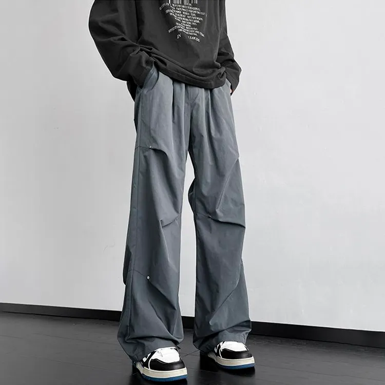 BLANC & ECLARE Lazy Street Mid Rise Comfortable Casual Pants Unisex-15